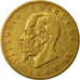 Moneta, Italia, Vittorio Emanuele II, 20 Lire, 1863, Torino, MB+, Oro, KM:10.1