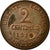 Moneda, Francia, Dupuis, 2 Centimes, 1919, Paris, EBC, Bronce, KM:841