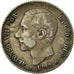 Munten, Spanje, Alfonso XII, Peseta, 1882, Madrid, FR+, Zilver, KM:686