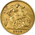 Coin, Great Britain, George V, 1/2 Sovereign, 1914, AU(50-53), Gold, KM:819