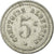 Moeda, França, Comptoirs Albertins, Albert, 5 Centimes, EF(40-45), Alumínio