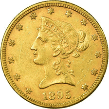 Moeda, Estados Unidos da América, Coronet Head, $10, Eagle, 1895, U.S. Mint