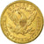 Moeda, Estados Unidos da América, Coronet Head, $5, Half Eagle, 1882