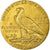 Moneta, Stati Uniti, Indian Head, $5, Half Eagle, 1909, Philadelphia, BB+, Oro