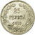 Moneta, Finlandia, Nicholas II, 25 Penniä, 1916, MS(60-62), Srebro, KM:6.2