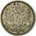 Münze, Finnland, Nicholas II, 50 Penniä, 1874, SS+, Silber, KM:2.2