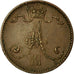 Coin, Finland, Alexander III, Penni, 1883, AU(50-53), Copper, KM:10