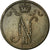 Moneta, Finlandia, Nicholas II, Penni, 1907, AU(50-53), Miedź, KM:13