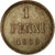 Moneda, Finlandia, Nicholas II, Penni, 1909, EBC, Cobre, KM:13