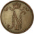 Moneda, Finlandia, Nicholas II, Penni, 1909, EBC, Cobre, KM:13
