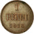 Moneda, Finlandia, Nicholas II, Penni, 1913, MBC+, Cobre, KM:13