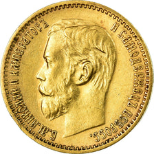 Monnaie, Russie, Nicholas II, 5 Roubles, 1898, St. Petersburg, SUP, Or, KM:62