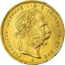 Moneda, Austria, Franz Joseph I, 8 Florins-20 Francs, 1889, Vienna, EBC+, Oro