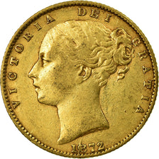 Munten, Groot Bretagne, Victoria, Sovereign, 1872, ZF, Goud, KM:736.2