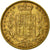 Moneda, Gran Bretaña, Victoria, Sovereign, 1872, MBC, Oro, KM:736.2