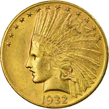 Munten, Verenigde Staten, Indian Head, $10, Eagle, 1932, U.S. Mint