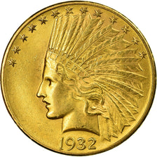 Monnaie, États-Unis, Indian Head, $10, Eagle, 1932, U.S. Mint, Philadelphie