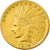 Coin, United States, Indian Head, $10, Eagle, 1914, Denver, AU(50-53), Gold