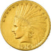 Moneta, Stati Uniti, Indian Head, $10, Eagle, 1914, Denver, BB+, Oro, KM:130