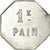 Moneda, Francia, Coopérative, Thaon-les-Vosges, 1 kg Pain, MBC+, Aluminio