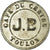 Moneda, Francia, Café du Centre, J.B, Toulon, 30 Centimes, MBC, Nickel plated