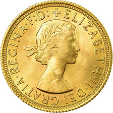 Monnaie, Grande-Bretagne, Elizabeth II, Sovereign, 1958, SPL+, Or, KM:908