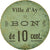 Moneta, Francia, Ville d'Ay, Ay, 10 Centimes, BB, Cardboard