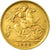 Moneda, Gran Bretaña, Edward VII, 1/2 Sovereign, 1906, MBC, Oro, KM:804