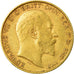 Moneta, Gran Bretagna, Edward VII, 1/2 Sovereign, 1907, BB, Oro, KM:804