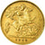 Moneda, Gran Bretaña, Edward VII, 1/2 Sovereign, 1909, MBC, Oro, KM:804