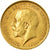 Moneda, Gran Bretaña, George V, 1/2 Sovereign, 1914, MBC+, Oro, KM:819