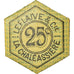 Moneda, Francia, La Chaléassière, Le Flaive & Cie, Saint-Etienne, 25 Centimes