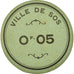 Moneta, Francia, Ville de Sos, Sos, 0.05 Franc, SPL-, Cardboard