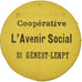 Moneda, Francia, Coopérative, L'Avenir Social, Saint-Genest-Lerpt, 10 Centimes