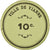 Moneta, Francia, Ville de Vianne, Vianne, 10 Centimes, SPL-, Cardboard