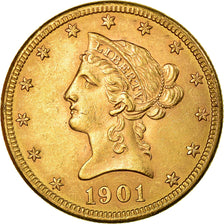 Münze, Vereinigte Staaten, Coronet Head, $10, Eagle, 1901, Philadelphia, UNZ