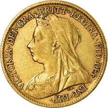 Moneta, Wielka Brytania, Victoria, 1/2 Sovereign, 1898, EF(40-45), Złoto