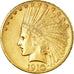 Coin, United States, Indian Head, $10, Eagle, 1910, Denver, AU(55-58), Gold