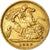 Moneda, Gran Bretaña, Victoria, 1/2 Sovereign, 1900, MBC, Oro, KM:784