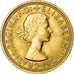 Munten, Groot Bretagne, Elizabeth II, Sovereign, 1966, UNC-, Goud, KM:908