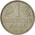 Coin, GERMANY - FEDERAL REPUBLIC, Mark, 1976, Munich, EF(40-45), Copper-nickel