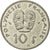 Moneda, Polinesia francesa, 10 Francs, 1991, Paris, MBC+, Níquel, KM:8