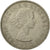 Moneda, Gran Bretaña, Elizabeth II, 1/2 Crown, 1967, BC+, Cobre - níquel