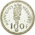 Moneta, Nowe Hebrydy, 100 Francs, 1966, Paris, MS(65-70), Srebro, KM:E1