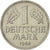 Coin, GERMANY - FEDERAL REPUBLIC, Mark, 1966, Munich, EF(40-45), Copper-nickel