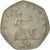 Moneta, Gran Bretagna, Elizabeth II, 50 Pence, 1997, MB+, Rame-nichel, KM:940.2