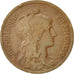 Moneda, Francia, Dupuis, 10 Centimes, 1921, Paris, BC+, Bronce, KM:843