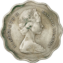 Coin, Bahamas, Elizabeth II, 10 Cents, 1969, Franklin Mint, EF(40-45)