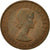 Coin, Great Britain, Elizabeth II, 1/2 Penny, 1958, VF(30-35), Bronze, KM:896