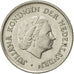 Munten, Nederland, Juliana, 25 Cents, 1955, FR+, Nickel, KM:183